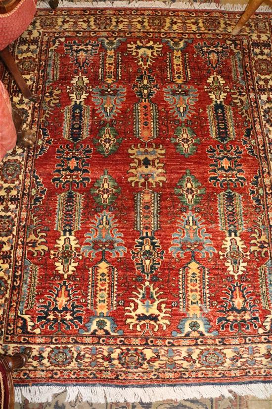 Persian red ground rug